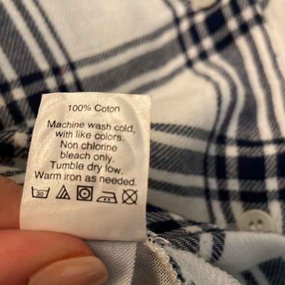 Madewell Industry Button Back Top in Plaid - Picture 15 of 15